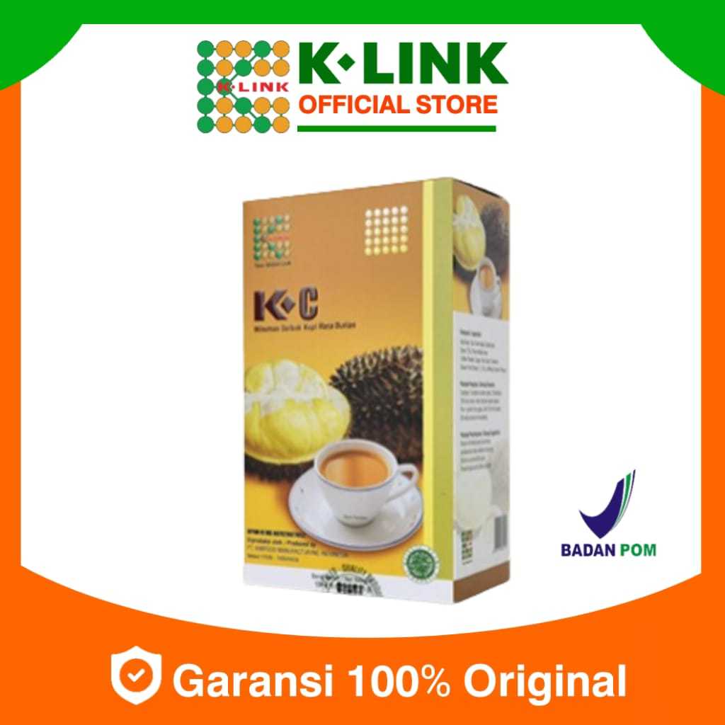 

Kopi durian k link.Kopi durian.Kopi Durian Original K link.K link kopin Durian kemasan 6 sachet.