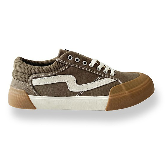 Patrobas Cloud Low Olive - Sneakers Cowok Sepatu Pria Kasual Soleandjoy