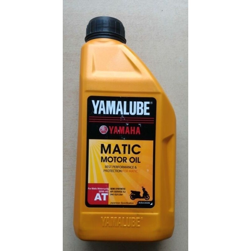 OLI YAMAHA LUBE MATIC YAMALUBE MATIk OLI OIL MIO SPORTY MIOSOUL MIOGT MIO J XRIDE SAE 20w - 40 isi 8
