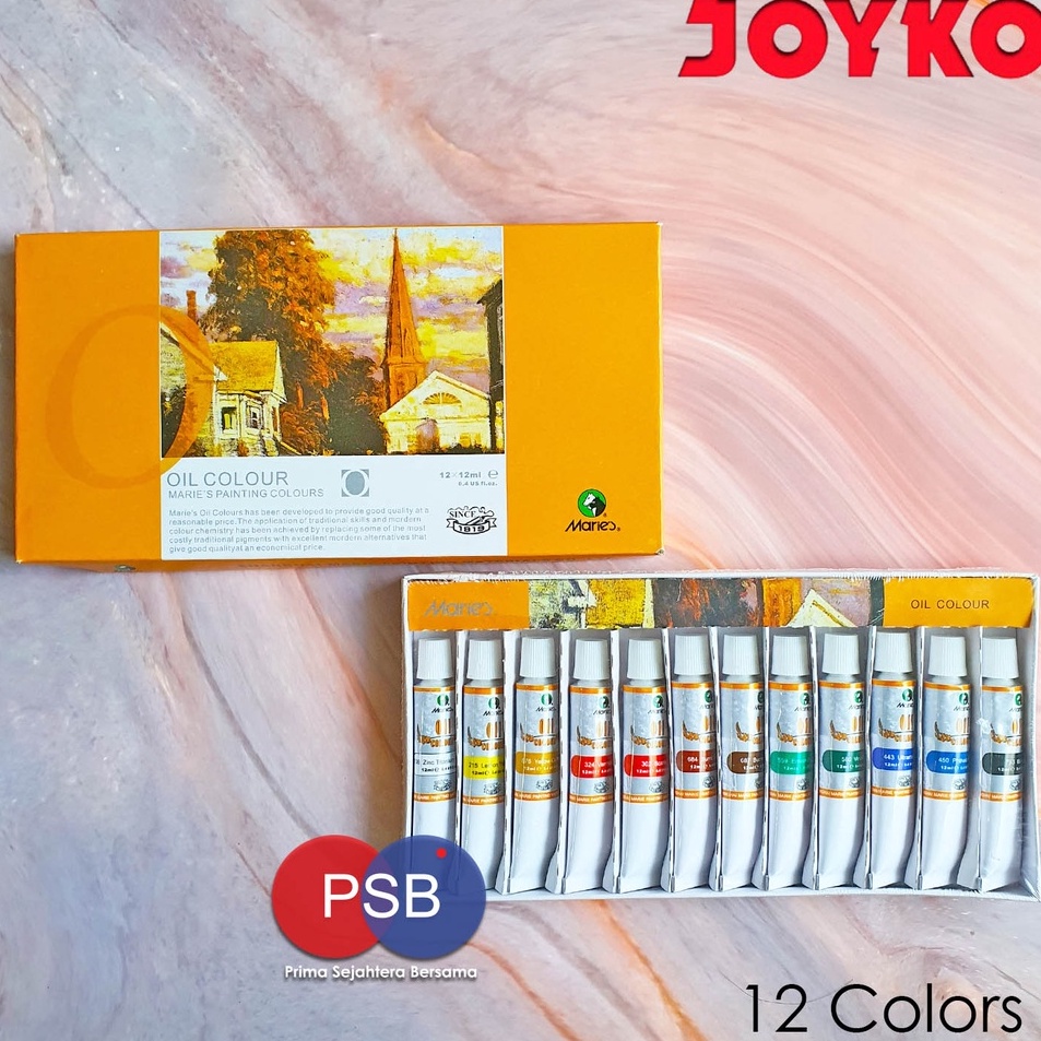 

Jual Cat Minyak Maries Maries Oil Color 12 warna