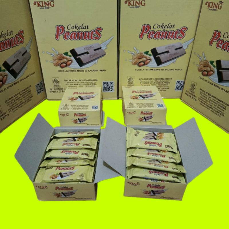 

Peanuts - Coklat Peanuts d'KING 1 dus