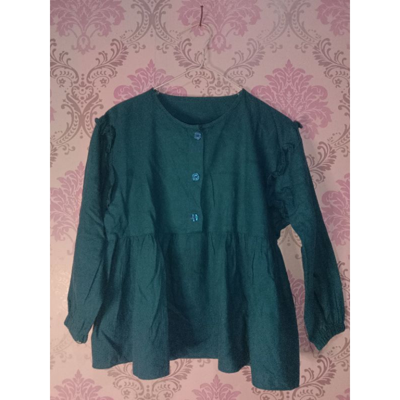 PRELOVED Blouse Linen