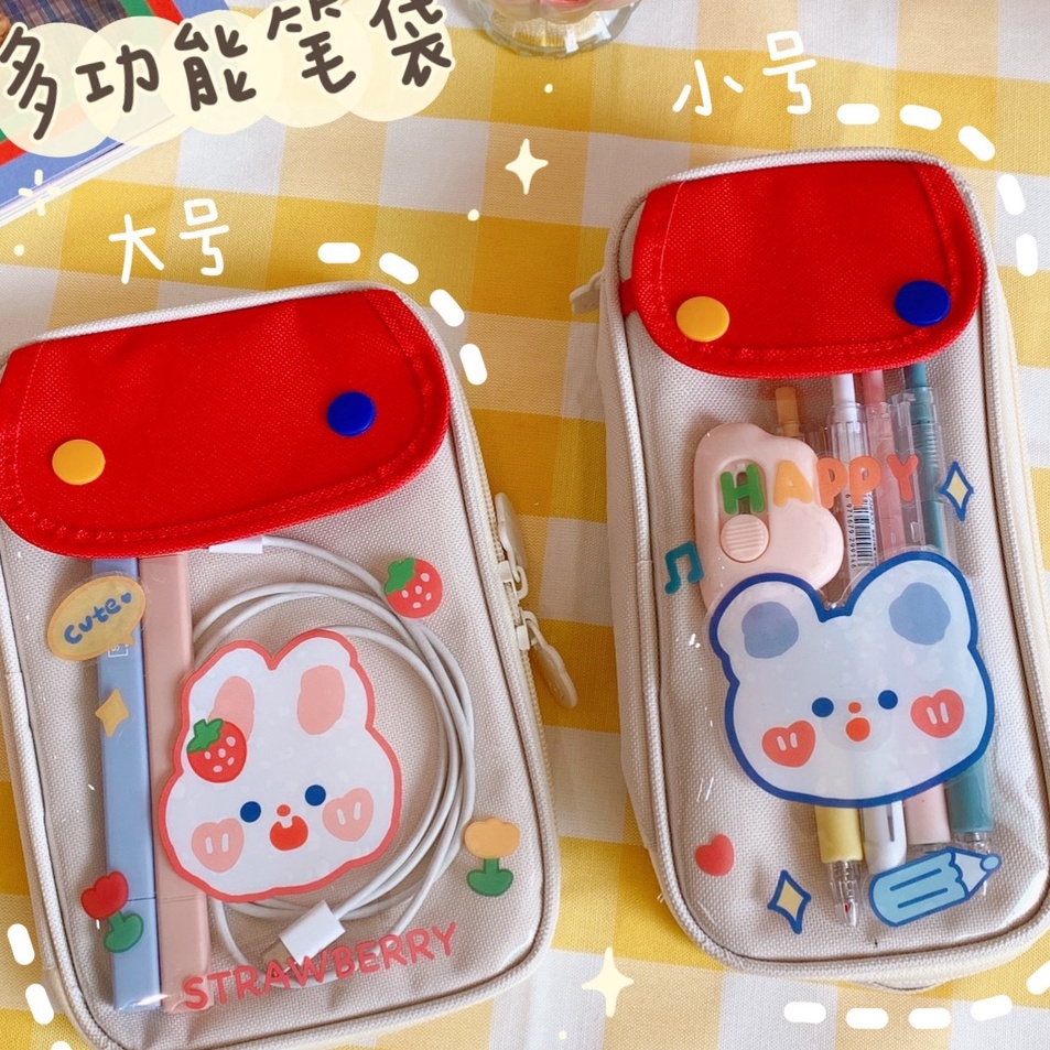

Tempat Pensil Aesthetic Cute Jumbo Sticker Ins Korea C2