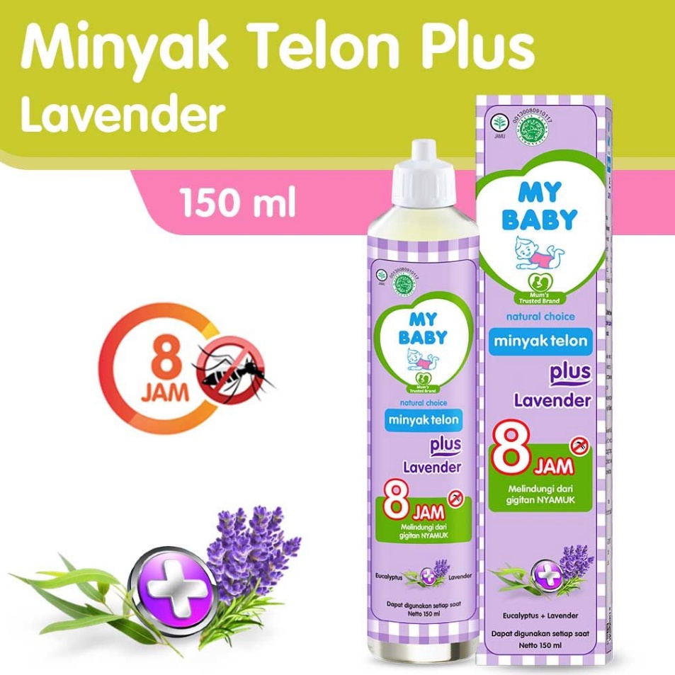 

Minyak Telon Plus My Baby 15mL Aroma Lavender