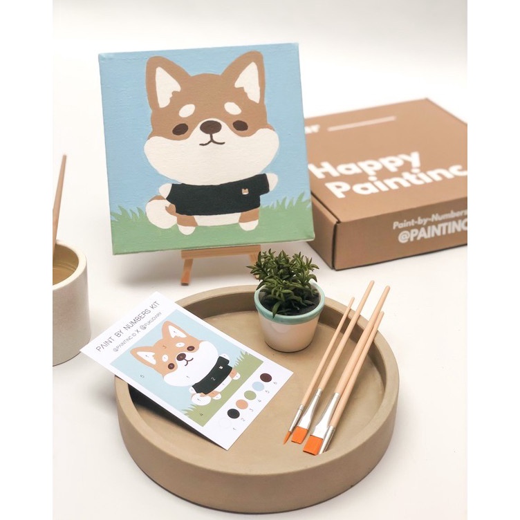 

Paint by Numbers Kit Paintinc ID X Fukudiary Painting Kit Paint by Number Gifts