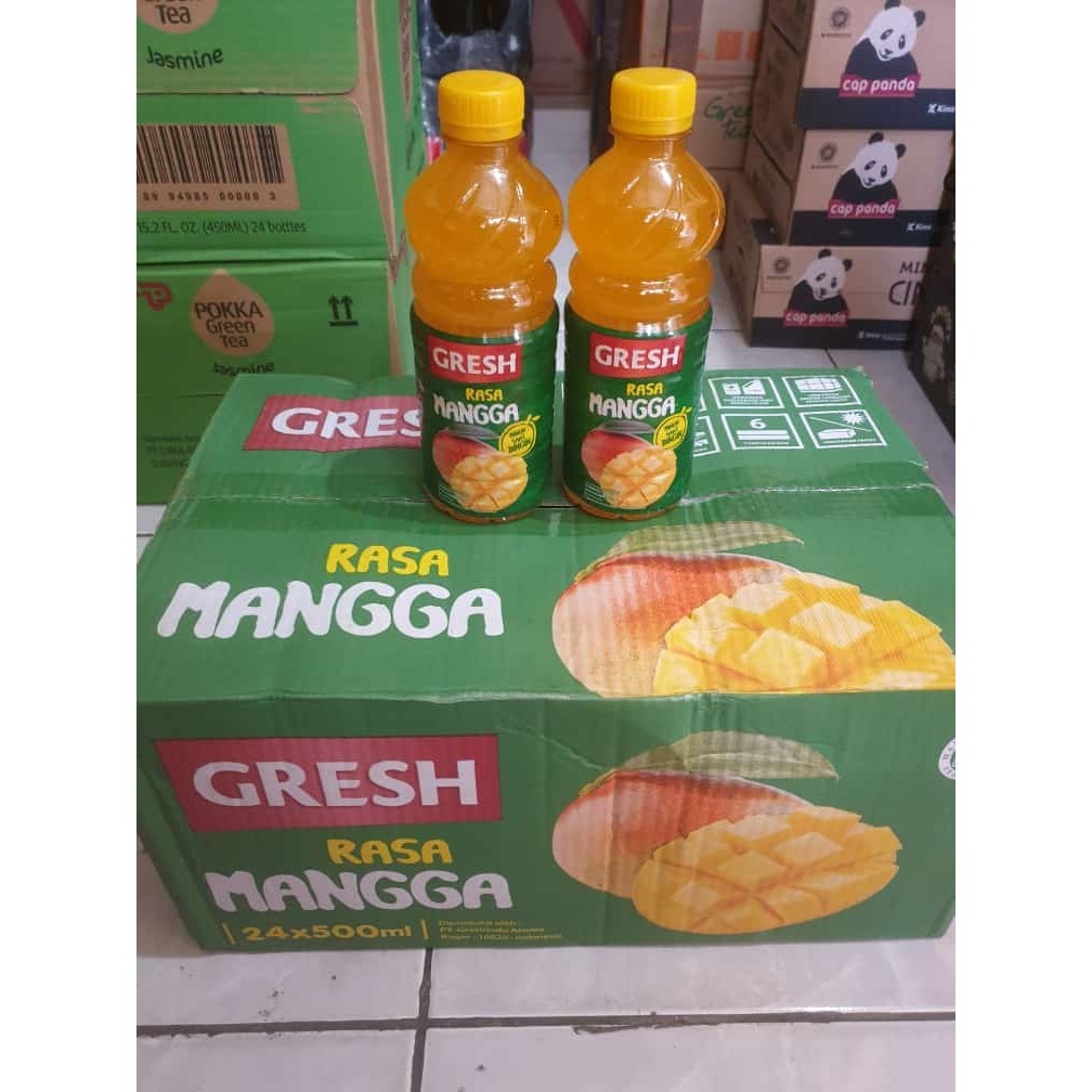 

GRESH MINUMAN RASA MANGGA DUS ISI 24 BOTOL 510ML