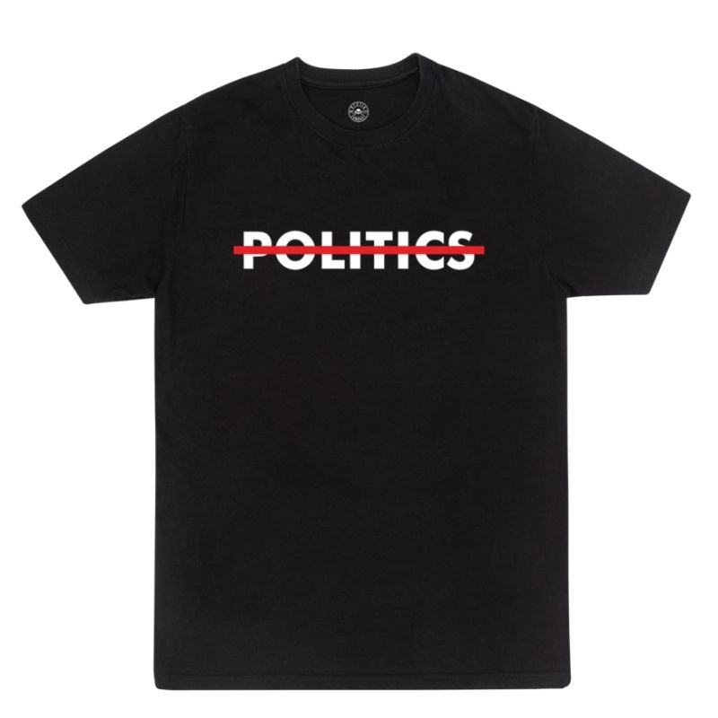 Tshirt Politics | Black| Beutik Company