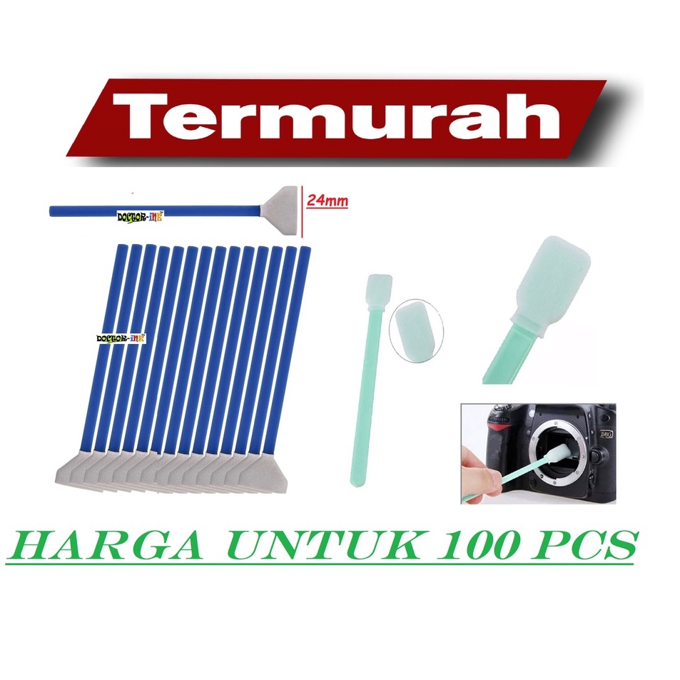 Pasti Murah CCD sensor cleaning swab  alat pembersih sensor Camera  swab kit cleaner kamera Full Fra