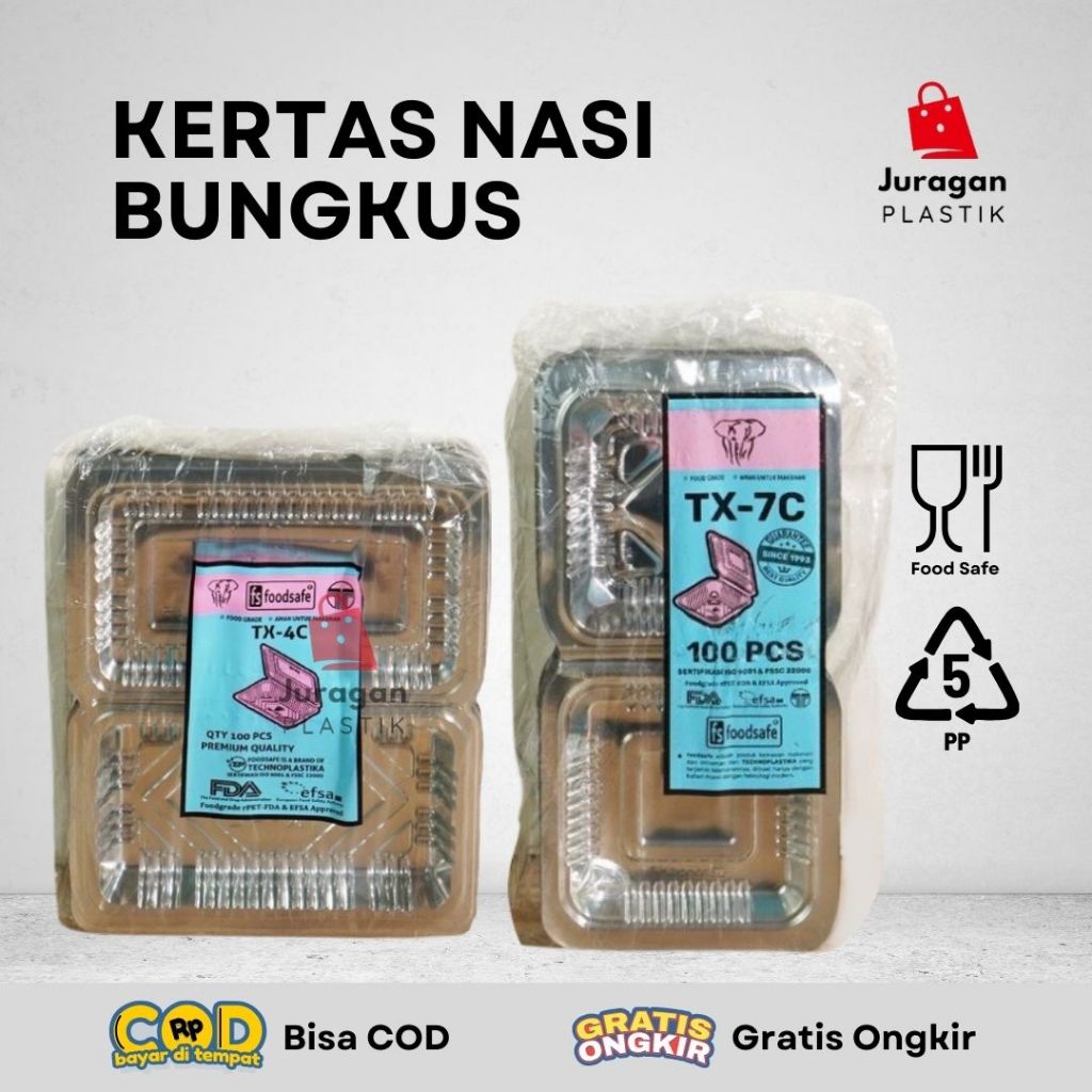 Mika Kue TX-5C / Mika Tempat Nasi Kuning / Mika Jajan Pasar / Mika Nasi Mika / Mika Kotak Plastik