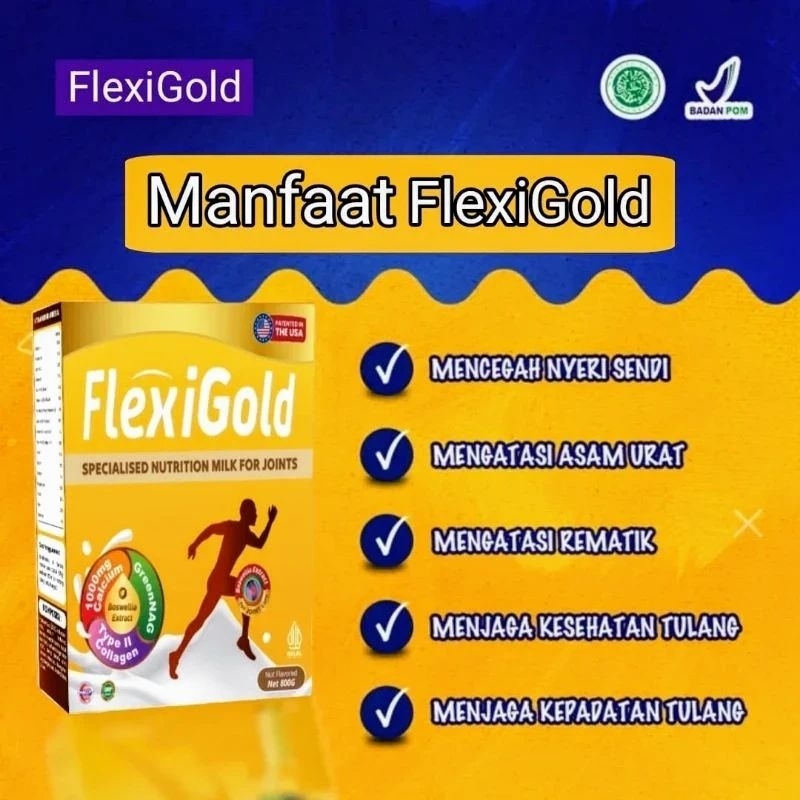

FLEXIGOLD SUSU UNTUK KESEHATAN SENDI DAN TULANG ORIGINAL