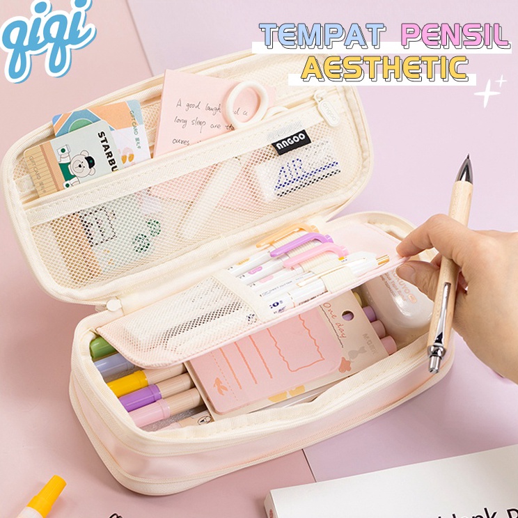 

Sentuhan Personal tempat pensil aesthetic Tempat pensilkotak alat tulis berkapasitas besarkotak pensil aesthetictempat pensil anak perempuanQiqi Treasure