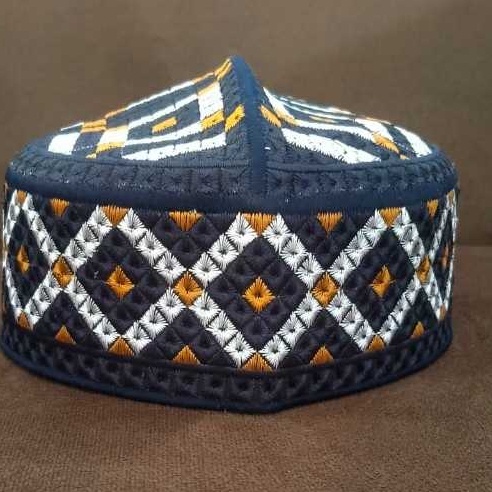 Terkini peci songkok pakistan bordir peci sholatkopyah pakistan bordir songkok peci pakistan