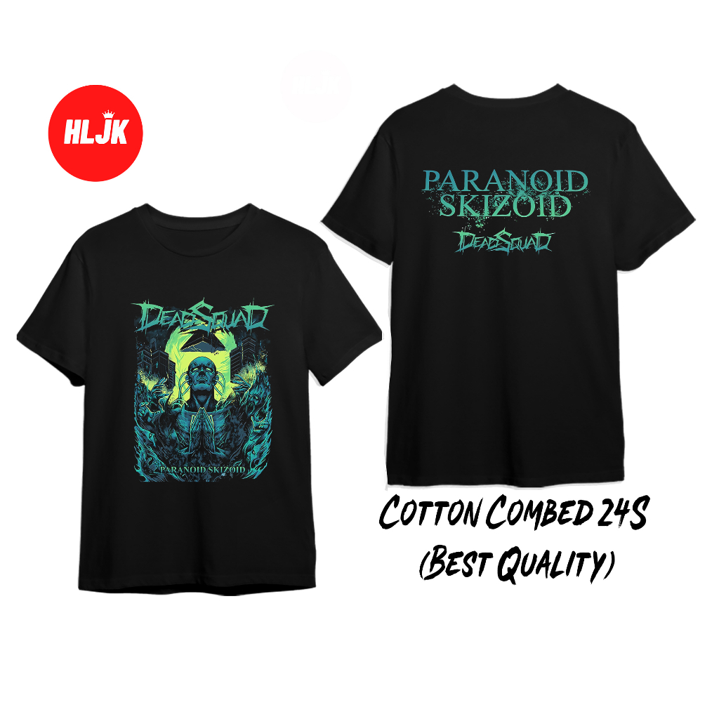 Kaos Band Deadsquad - Paranoid / Tshirt Rock Metal