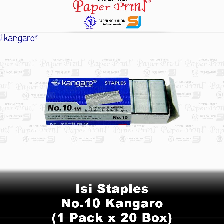 

Essential Isi Staples No 1 Kangaro 2 Box Kecil