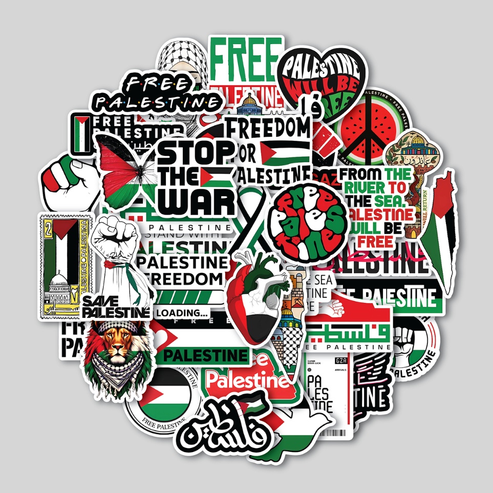 

STICKER PACK PALESTINE STICKER TUMBLER STIKER LAPTOP KOPER HELM