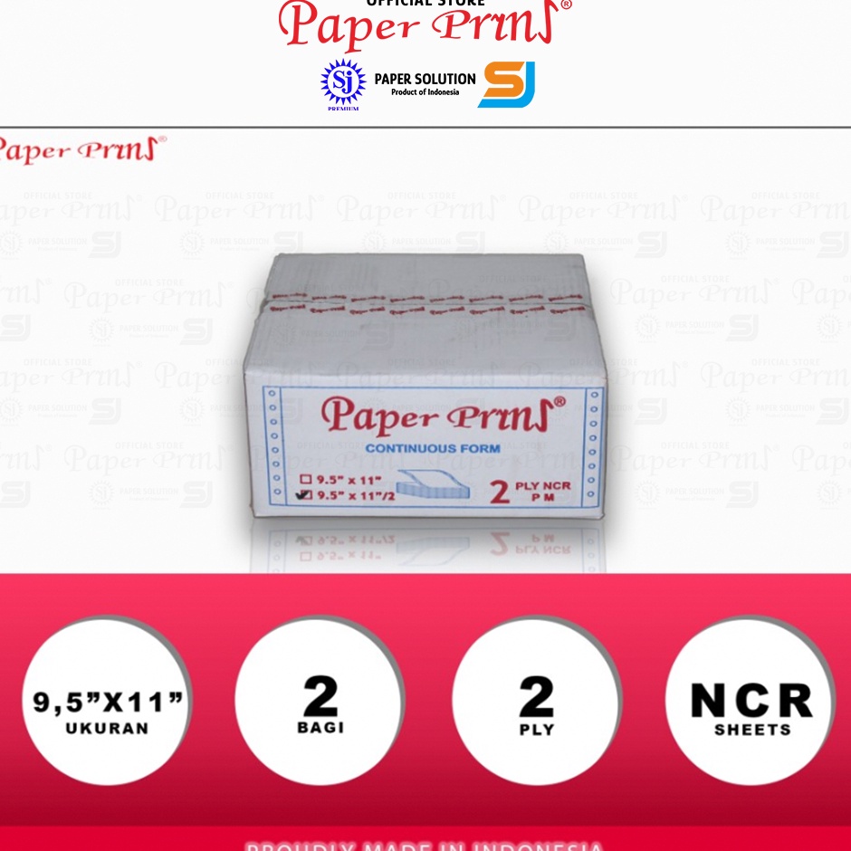 

Model Baru Paperpryns Kes Continuous Form 2PLY NCR PRS 95 x 112 Bagi 2