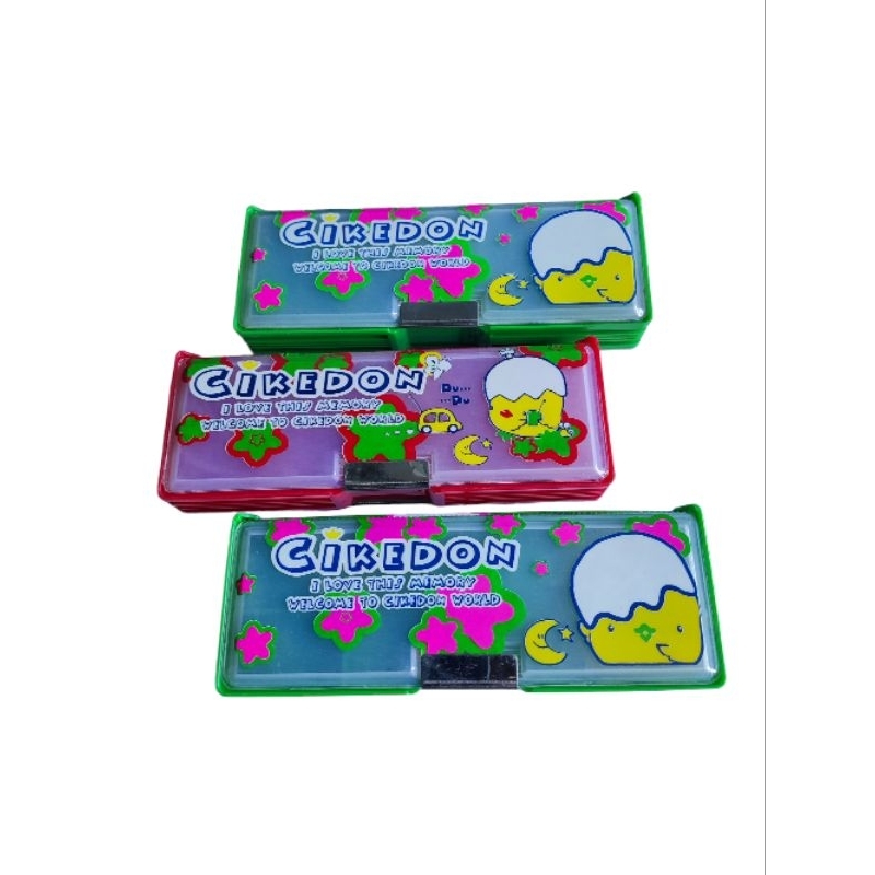 

tempat/kotak pensil/tepak/pencil case plastik cikedon BR
