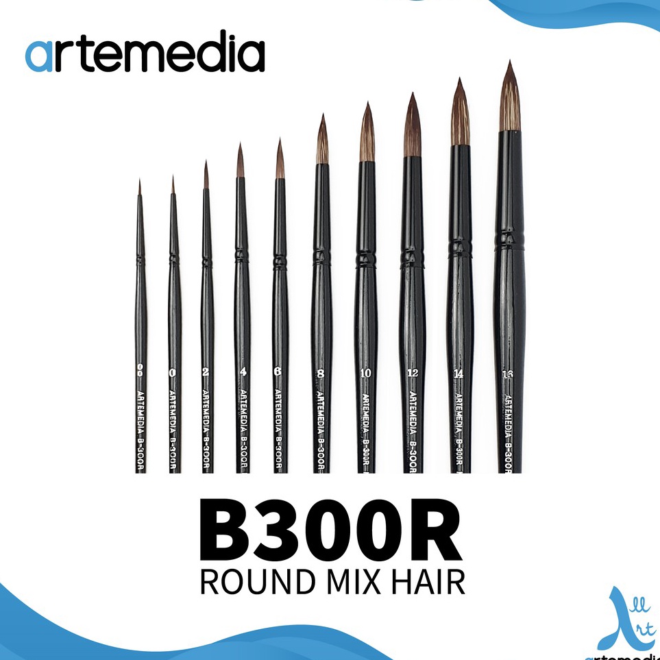 

Artemedia B3R Round Mixhair Brush