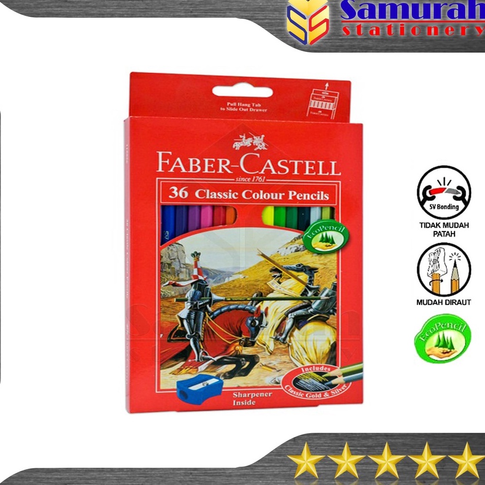 

Harga Murah Pensil Warna Faber Castell 36 Warna Panjang Klasik Classic Color Pencil FaberCastell 36 Colors
