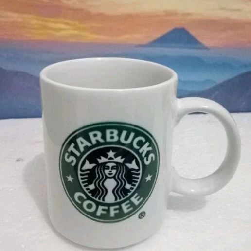 Gelas sablon Starbucks mug keramik gelas souvernir