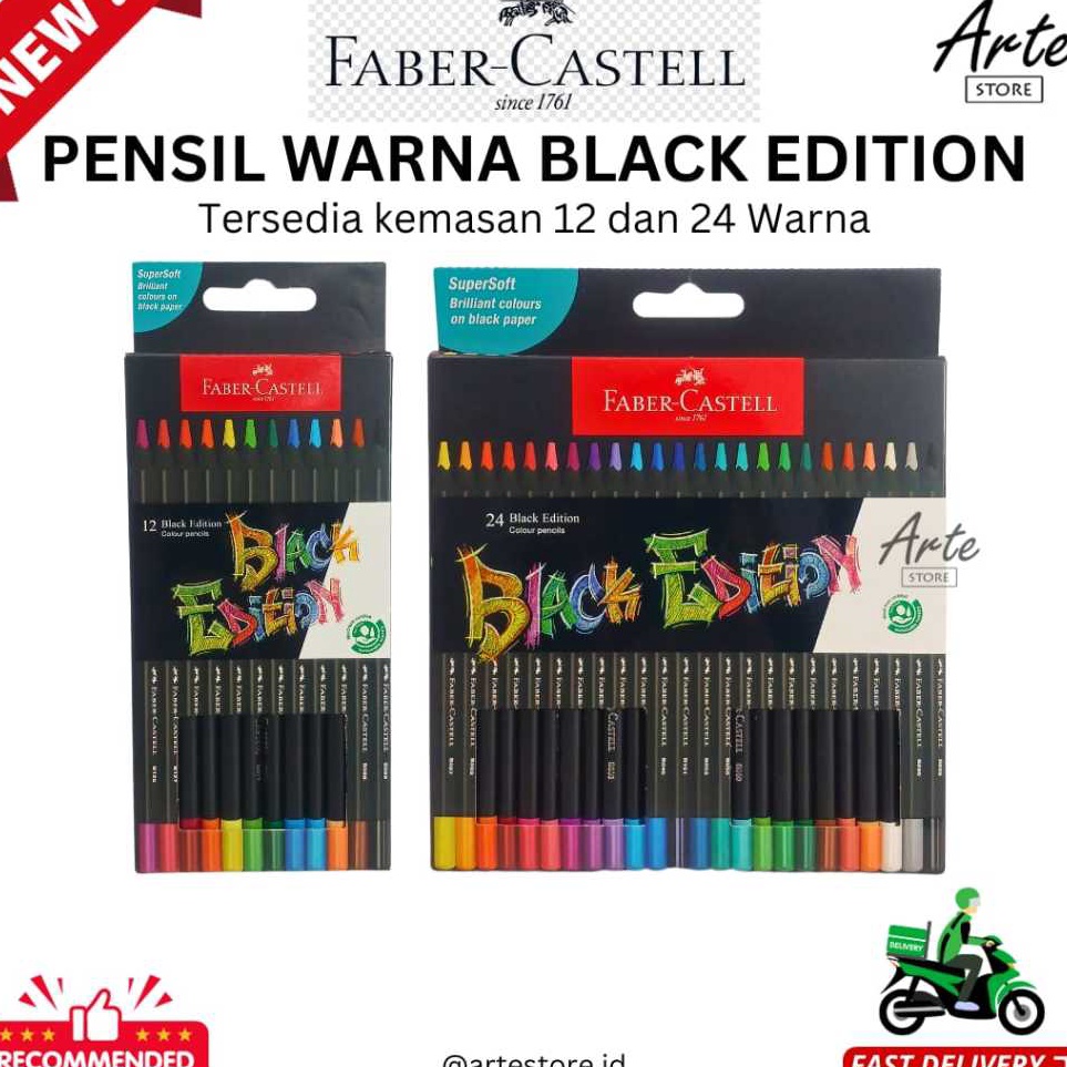 

Premium Pensil Warna Faber Castell Black Edition Color Pencil