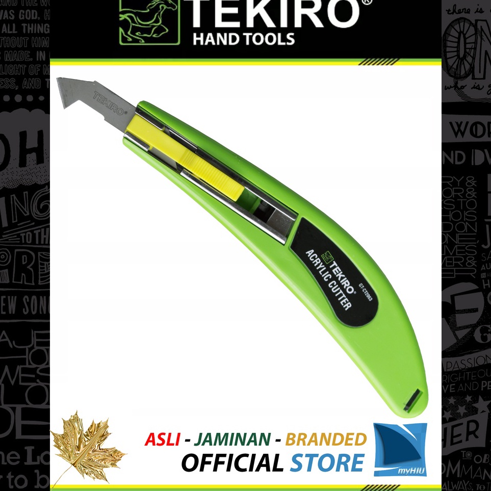 

Bayar Di Tempat Pisau Akrilik Khusus Pemotong Acrylic SANGAT TAJAM dan KUAT Acrylic Cutter CT263 TEKIRO