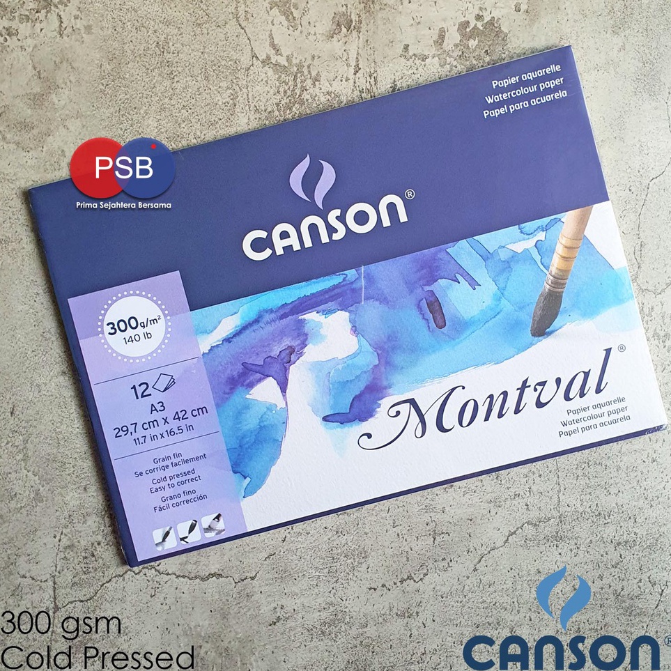 

Serba Murah Canson Montval Pad A3 Cold Press 3gsm Kes Canson Water Color