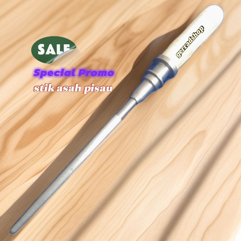 Stik asah pisau kristal bahan baja