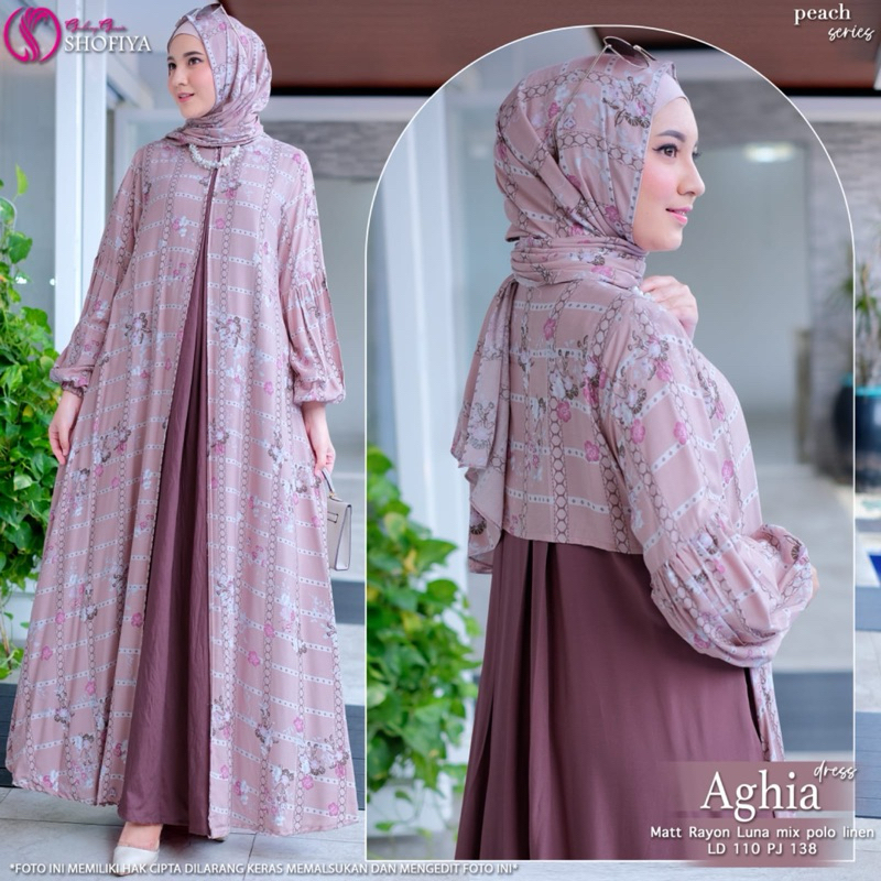 AGHIA SET HIJAB ORIGINAL BY SHOFIYA