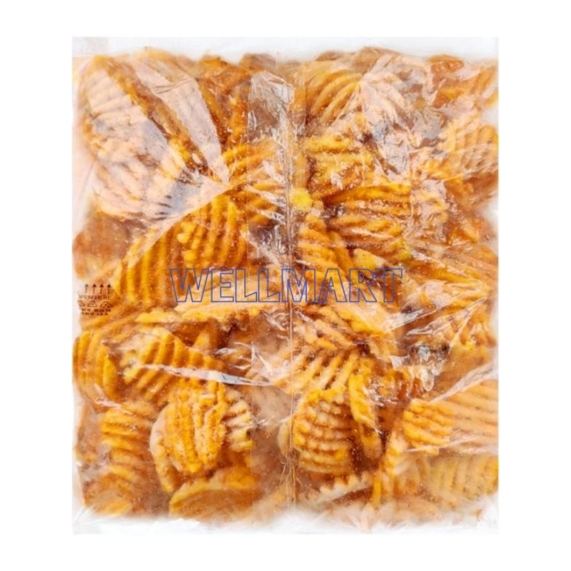 

Kentang Waffle McCain 2 Kg Kentang Goreng Waffle Fries