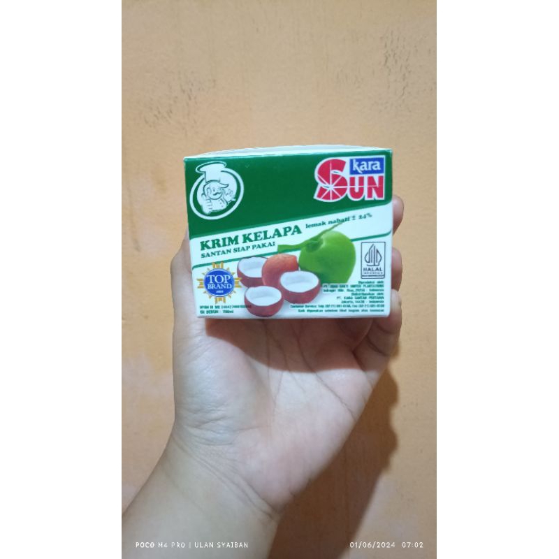 

santan kara 200ml