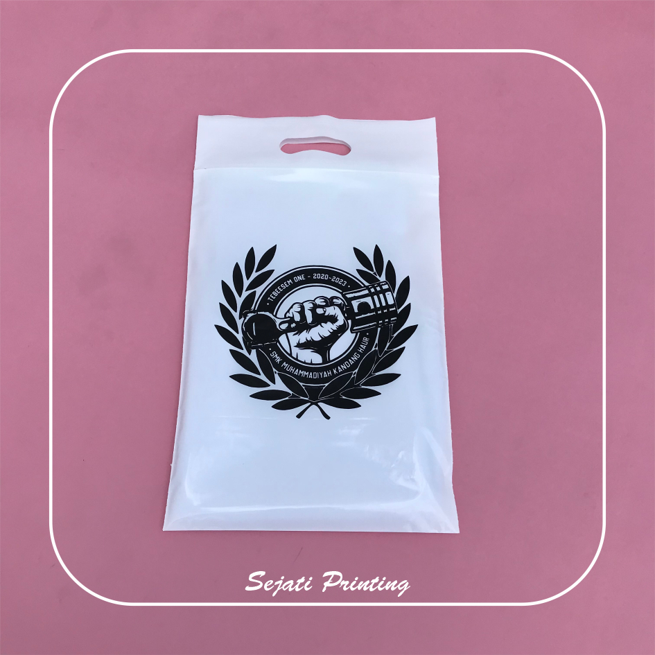 

Sablon Plastik Murah 20x30cm + 6cm, FREE DESAIN - SEJATIPRINTING - Klip Pound