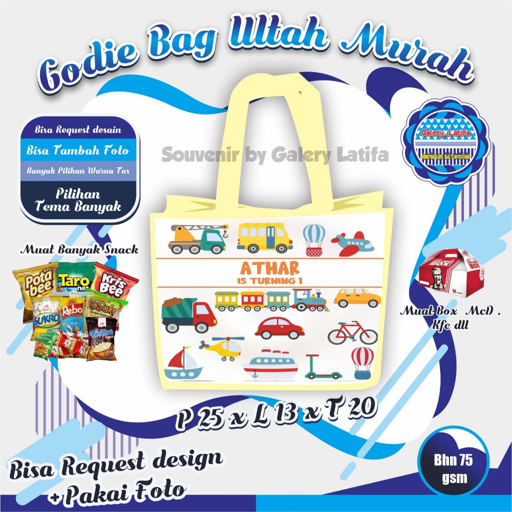 

GOODIE BAG COKLAT ULANG TAHUN CUSTOM /TAS ULTAH MURAH/ TAS ULTAH LUCU BISA REQUEST FOTO DAN DESAIN " Tema Exavator