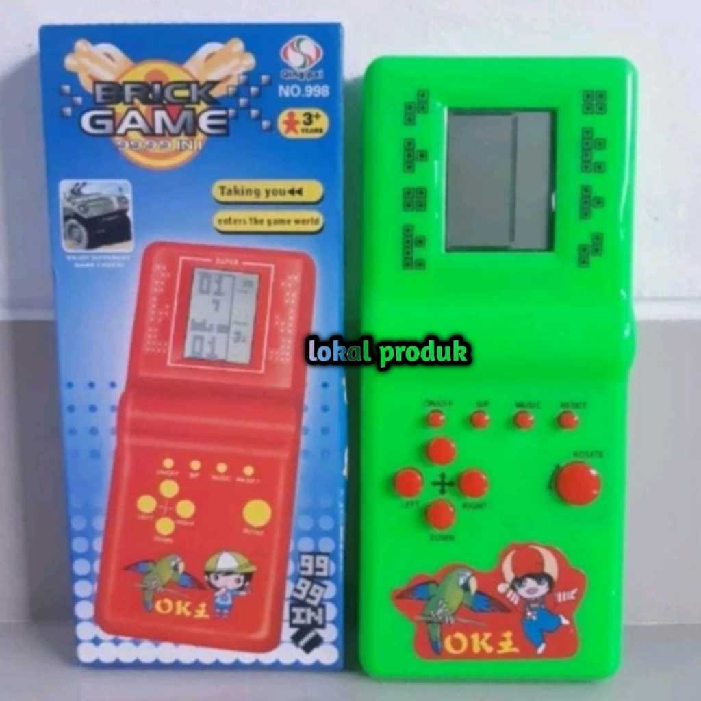 Mainan Brick Game Tetris 191611 Mainan Jadul Gamebot 680/988 | Mainan Anak GameBoy Game Klasik Game 