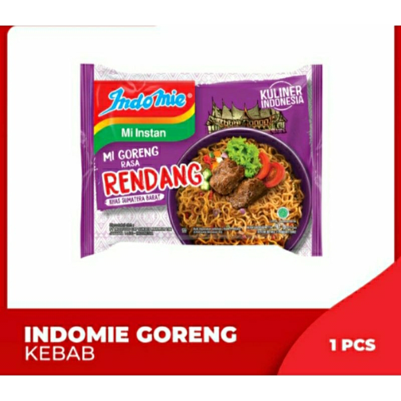 

Indomie mie goreng Rendang