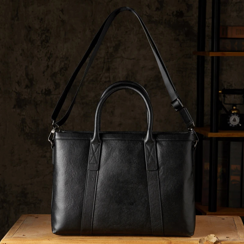 Tas Selempang Kerja Laptop Kulit Asli - Tas Selempang Pria Original Kulit Sapi Asli - Tas Kulit Prem