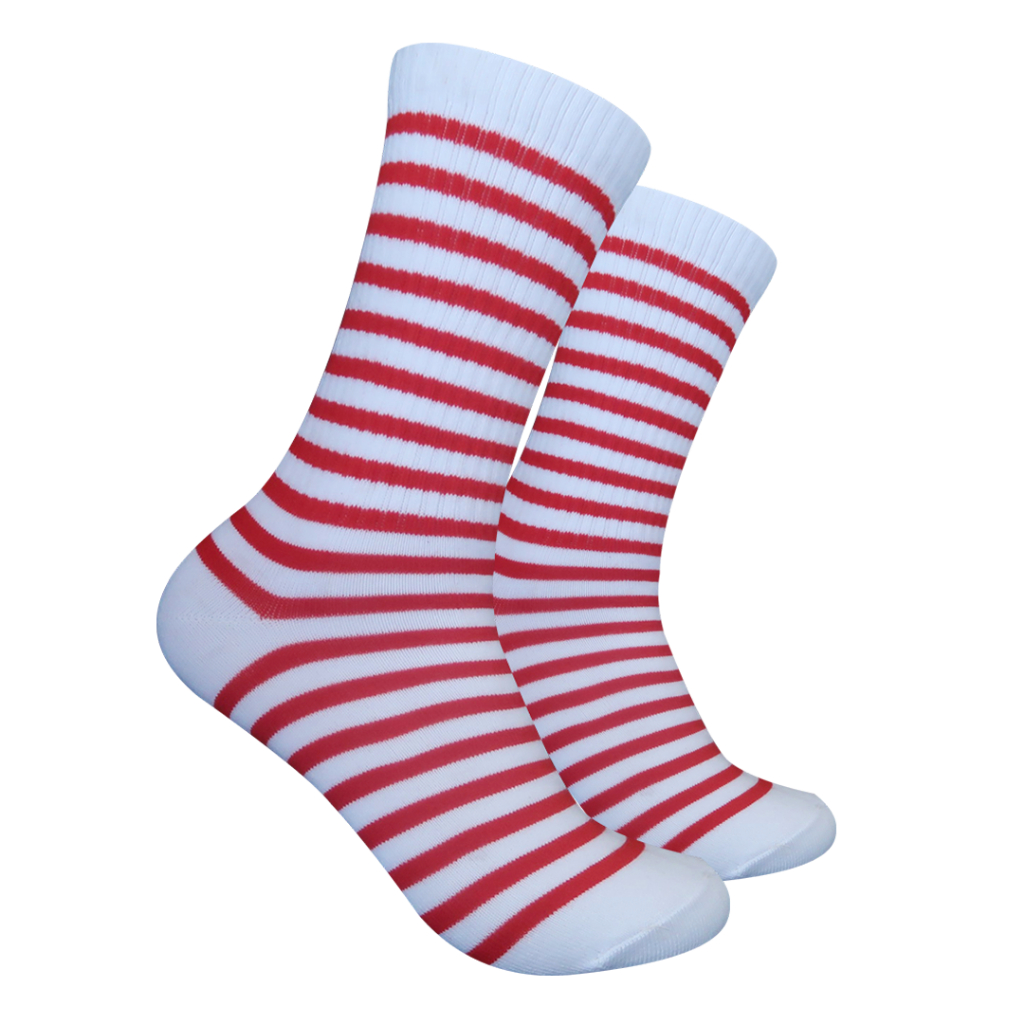 Kaos Kaki Oldschool - Kaos Kaki Skate - Motif Garis G94 - 4LAYER BENANG