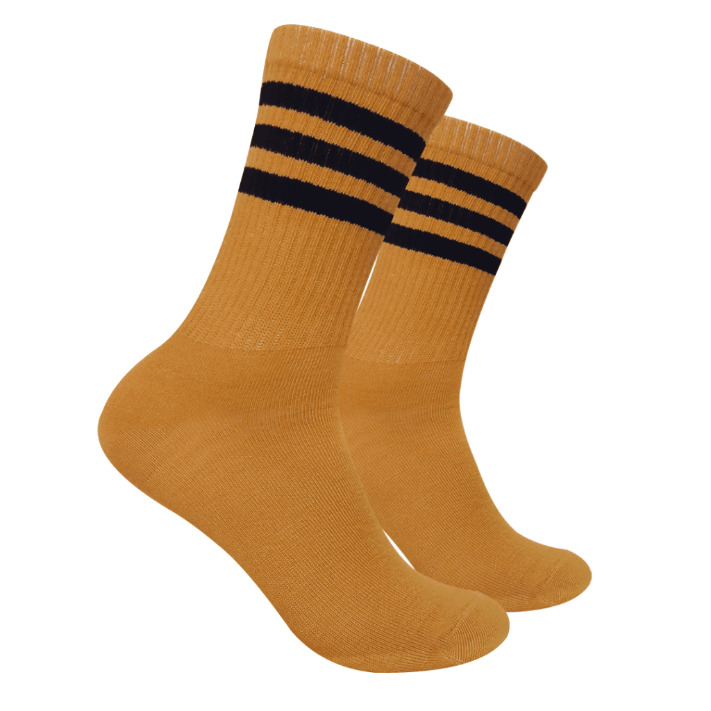 Kaos Kaki Oldschool - Kaos Kaki Skate - Motif Garis G109 - 4LAYER BENANG