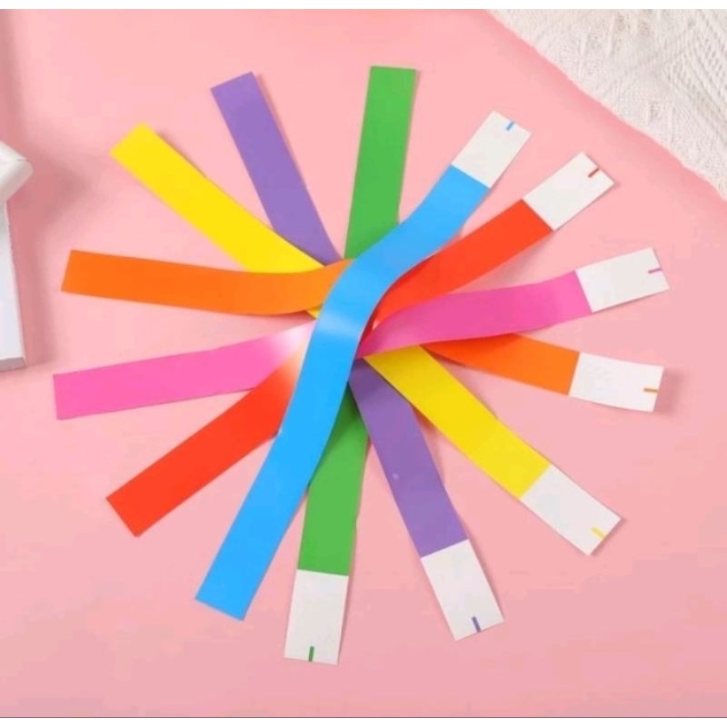 

GELANG TIKET ANTI AIR UNTUK EVENT, WAHANA, LANYARD ISI 100PCS