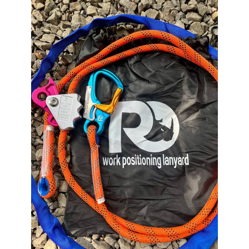 Work Positioning lanyard | rope grab | Work positioning lanyard Rhino | lanyard posisi cowstail