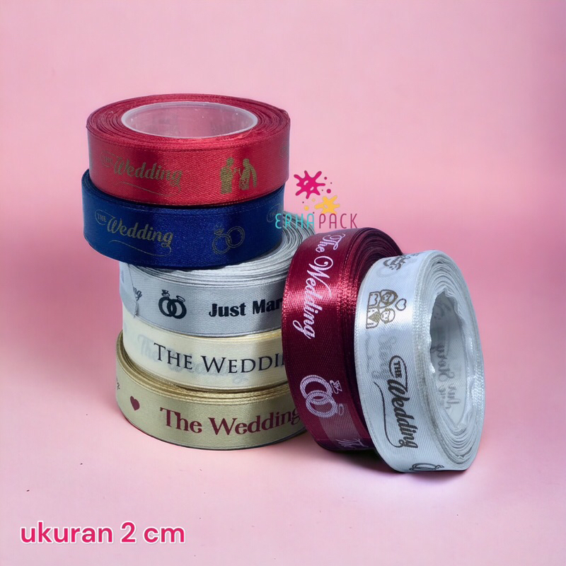 

Pita The Wedding | Satin | Lebar (±) 2 cm