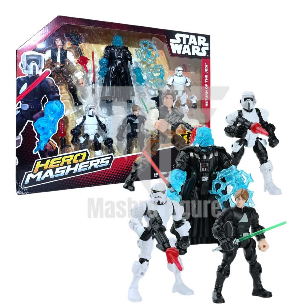 Action Figure Hasbro Star Wars Hero Mashers Return of the Jedi Multipack