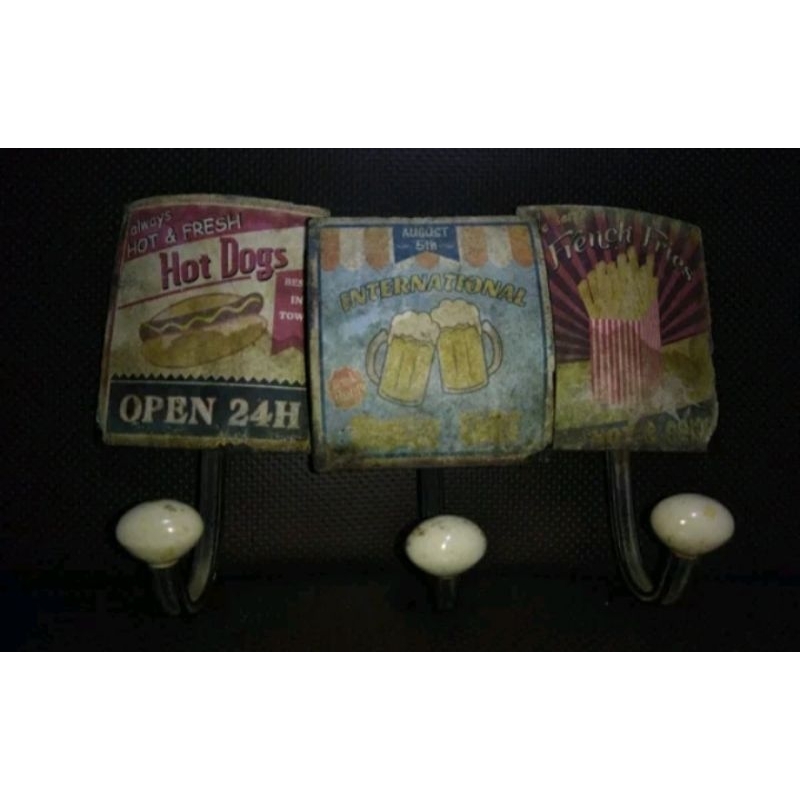 Kapstok Guci iklan tua Jadul Makanan Minuman lama