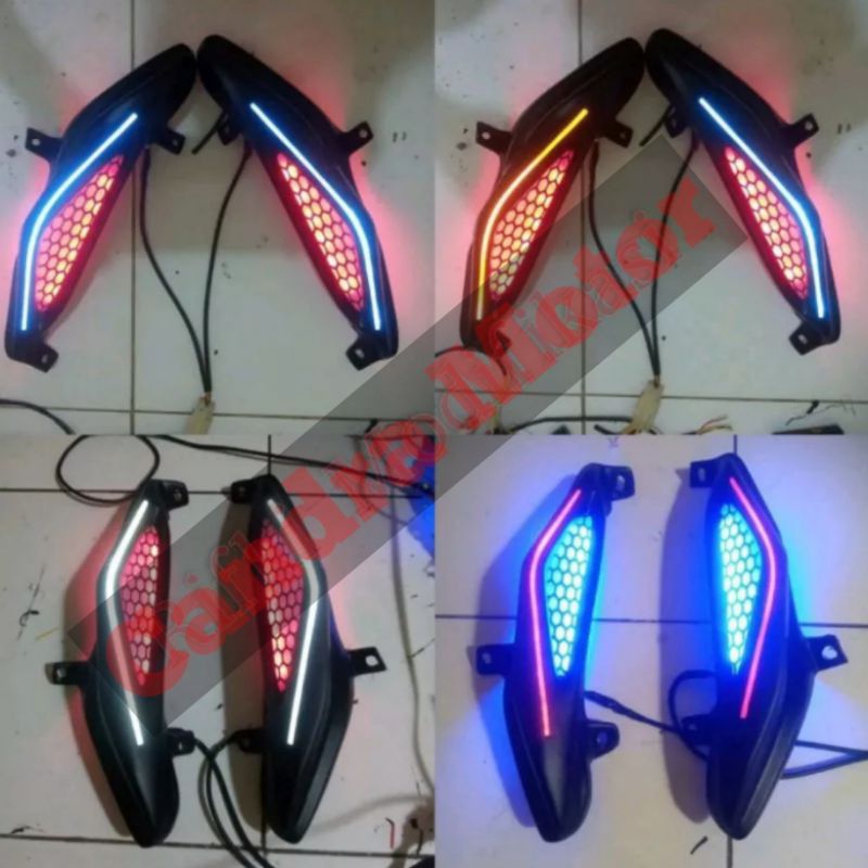Lampu Mata Gaban Supra GTR 150 + Sen Running (Bonus Flasher)
