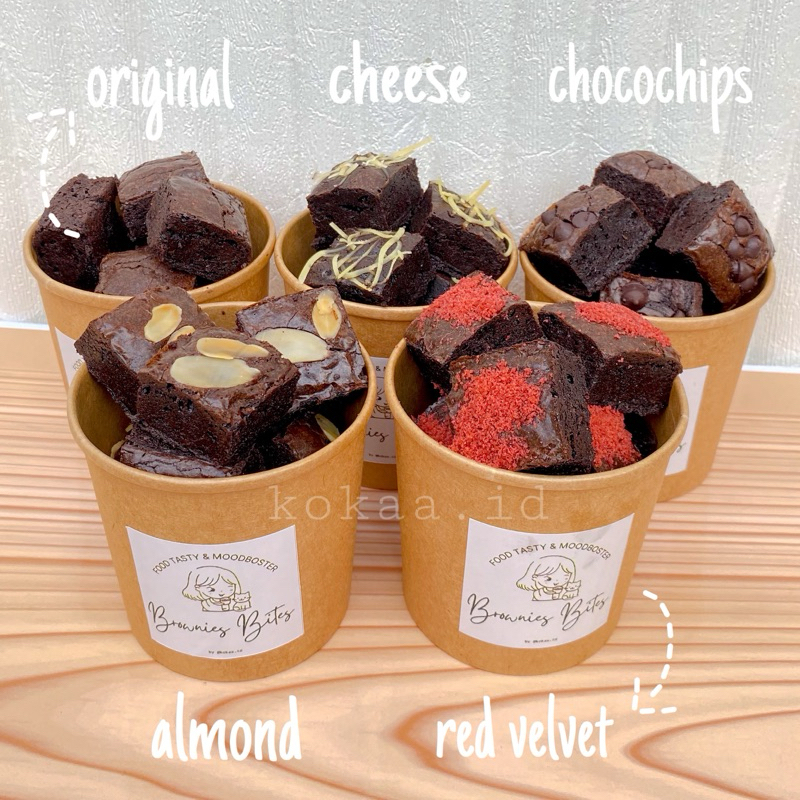 

Fudgy Brownies Bites Cup (Get 2)