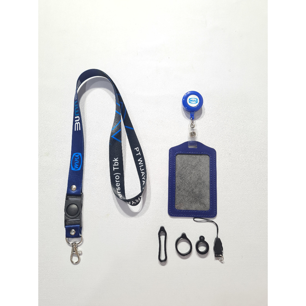 

BISA SATUAN Lanyard Wika / wika cetak 2 sisi ukuran 2cm Lanyard Custom Satuan Murah NSR