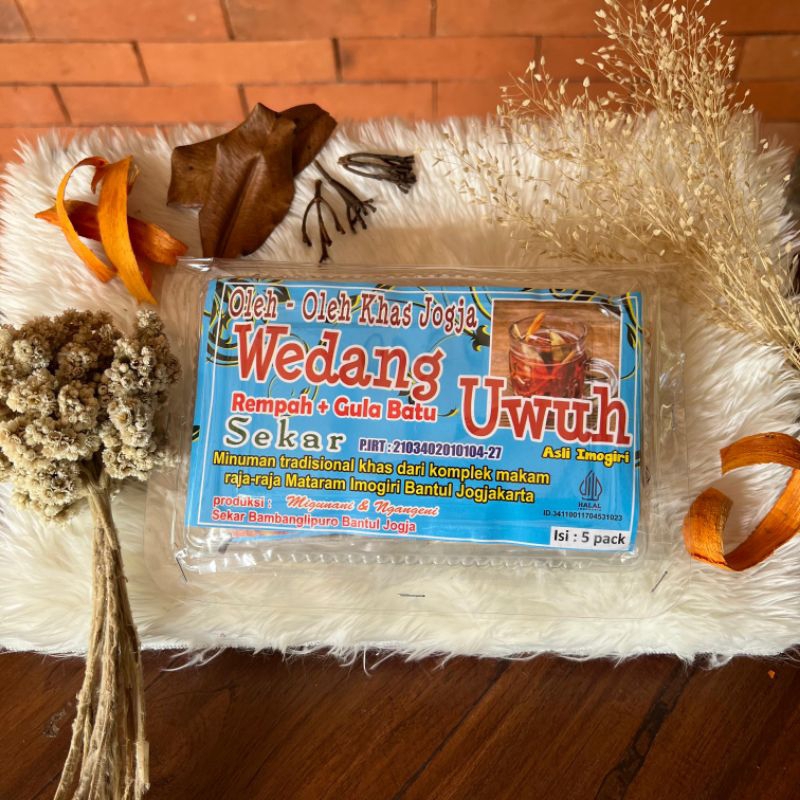 

WEDANG UWUH SEKAR MIGUNANI & NGANGENI. KEMASAN MIKA ISI 5 SACHET