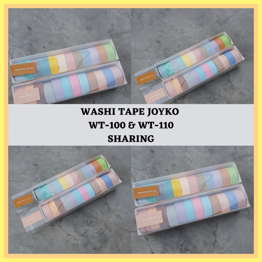 

[ SHARING ] WASHI TAPE JOYKO WT-100 & WT-110