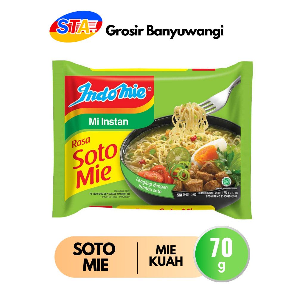 

[JATIM-BWI] INDOMIE SOTO MIE 70G | MIE KUAH