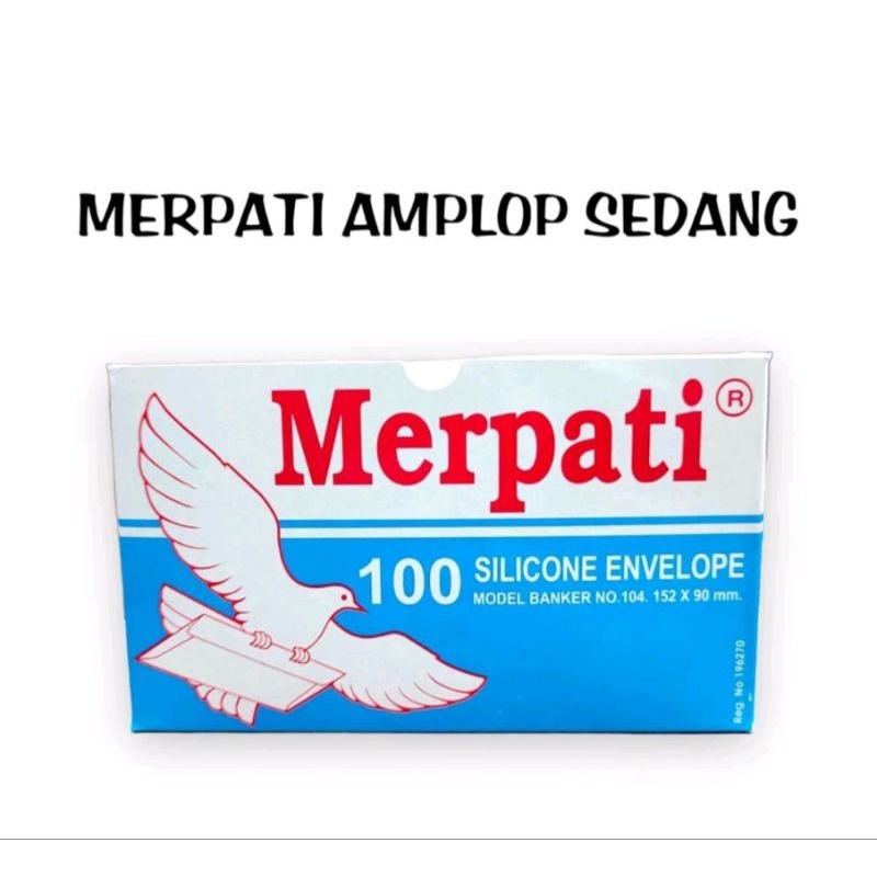 

Amplop Merpati Biru Tanggung Isi 100 Pcs / Amplop Kondangan